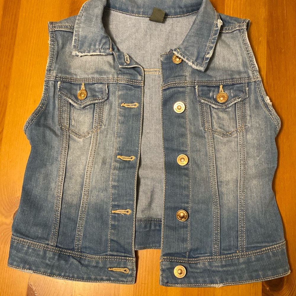 Zara kids jean vest